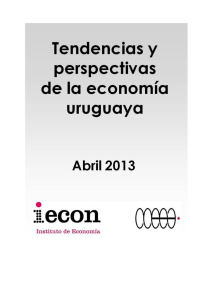 Tendencias y perspectivas de la economía uruguaya (abril