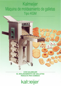 Kalmeijer máquina de moldeamiento de galletas