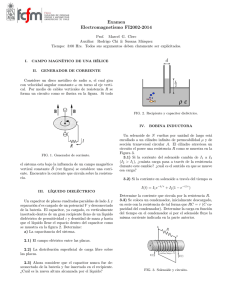 Examen Electromagnetismo FI2002-2014