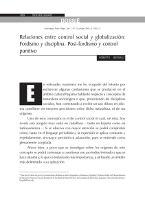 Relaciones entre control social y globalización: Fordismo y