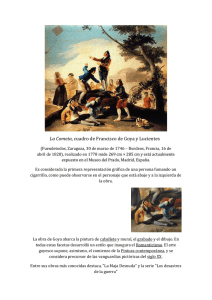 La Cometa, cuadro de Francisco de Goya y Lucientes