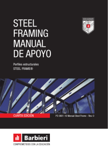 steel framing manual de apoyo