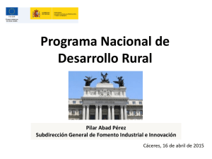 Programa Nacional de Desarrollo Rural