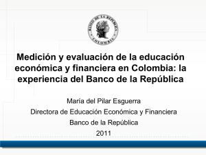 Medición y evaluación de la educación económica y