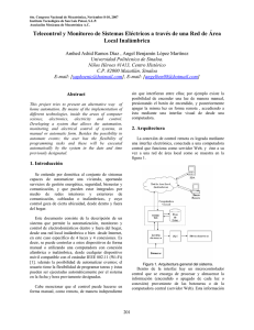 Telecontrol y Monitoreo de Sistemas Eléctricos a través de una Red