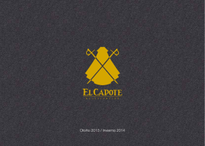 catálogo - El Capote