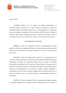 Acuerdo 46-2014 de 23 de octubre Estimacion para publicar