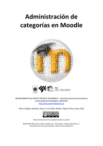Administración de categorías en Moodle - Eva