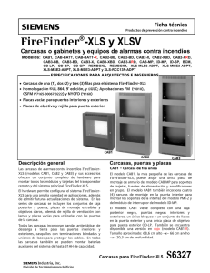 Gabinetes y Equipos para el Sistema FireFinder XLS de