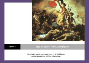 Tema 4. Liberalismo y nacionalismo