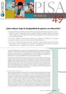 ¿Qué subyace bajo la desigualdad de género en educación?