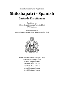 Shikshapatri - Spanish