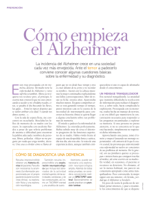 La incidencia del Alzheimer crece en una sociedad cada vez más