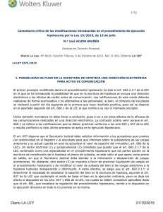 Diario La Ley, núm. 8619, Sección Tribuna (6 de octubre de 2015)