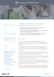 Alchemy transforma el ransomware en seguridad