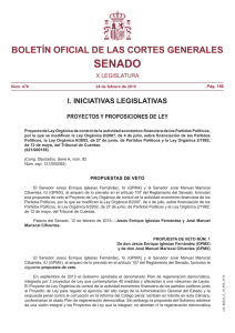 Proyecto de Ley Orgánica de control de la actividad económico