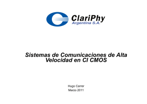 Sistemas de Comunicaciones de Alta Velocidad en CI CMOS