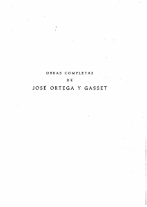 Ortega y Gasset – Obras Completas T. I (1902