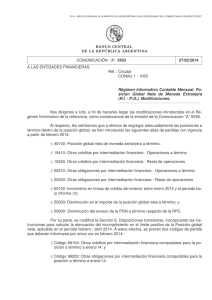 “a” 5553. 27/02/2014. - del Banco Central de la República Argentina