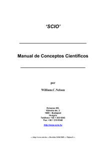 Manual de conceptos científicos del Scio
