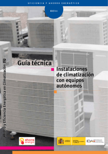 Guía Técnica. Instalaciones de climatización con equipos autónomos