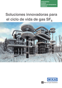Soluciones innovadoras para el ciclo de vida de gas SF