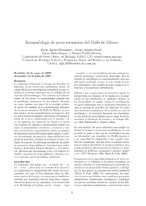 Ecomorfología de peces estuarinos del Golfo de México. - UAM-I