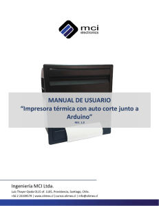 MANUAL DE USUARIO “Impresora térmica con auto