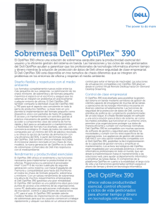 Características Técnicas Dell Optiplex 390 MT