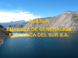 EGESUR Empresa de Generación Eléctrica del Sur S.A.