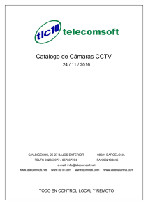 Catálogo de Cámaras CCTV