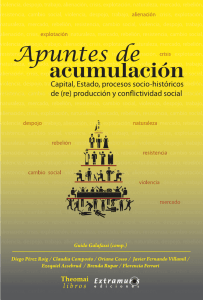 Apuntes de Acumulación. Capital, Estado, procesos socio