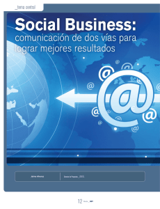 Social Business: comunicación de dos vías para lograr mejores