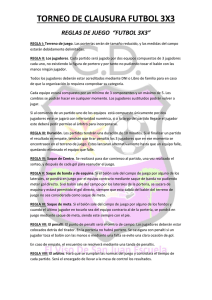 reglas de juego 3×3 - Diario de El Viso de San Juan