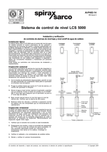 Sistema de control de nivel LCS 5000