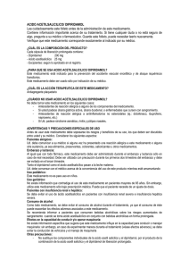 ACIDO ACETILSALICILICO/ DIPIRIDAMOL Lea cuidadosamente