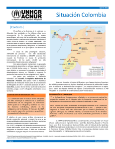 Situación Colombia: Panorama regional - Agosto de 2012