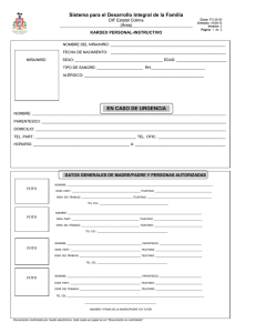 Sistema para el Desarrollo Integral de la Familia ESTUDIO