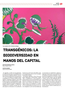 transgénicos: la biodiversidad en manos del capital