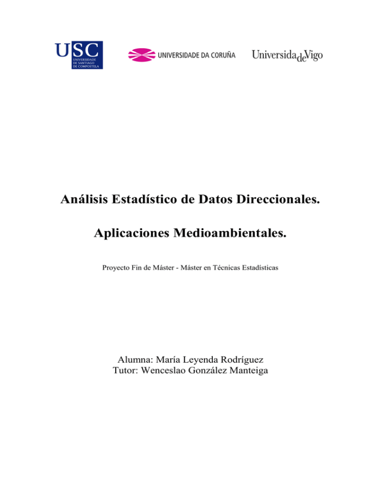 Análisis Estadístico De Datos Direccionales. Aplicaciones