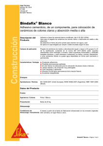 Bindafix ® Blanco Bindafix ® Blanco - Página 1
