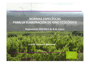 normas específicas para la elaboración de vino ecológico