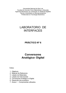 Lab 06 - Conversores AD 2K9 - Universidad Nacional de San Luis