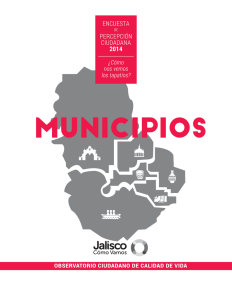 13. Municipios - Jalisco Cómo Vamos