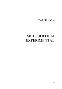 metodología experimental