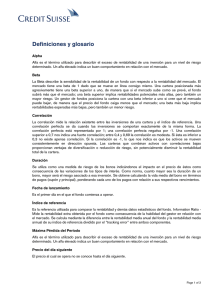 Glosario  - Credit Suisse