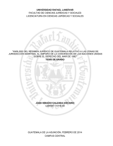 análisis del régimen jurídico de guatemala relativo a las zonas de