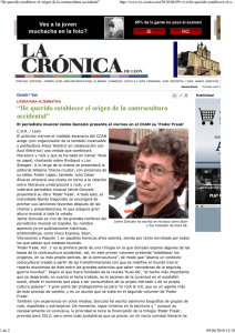 Entrevista en La Crónica de León