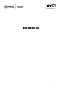 Electrónica - Instituto Nacional de Educación Tecnológica