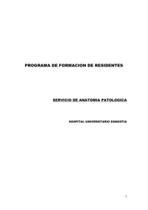 PROGRAMA DE FORMACION DE RESIDENTES